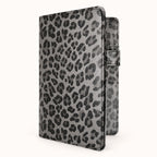 Mymazn Gray Leopard Classic Server Book — closed cover