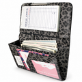 Mymazn Gray Leopard Expandable Server Book — main product view