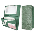 Mymazn Green Floral Expandable Server Book — main product view